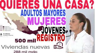 CASA NUEVA ADULTOS MAYORES MUJERES Y JÓVENES INICIA REGISTRO CASA X CASA.