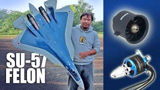 DIY Su-57 Felon with Ducted Fan or Pusher Prop : Which One is Better?