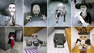 Eyes Scary Thriller All Enemies Normal Jumpscare Vs Minecraft Jumpscare | New Update