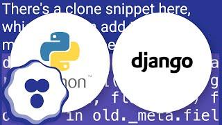 How do I clone a Django model instance object and save it to the database?