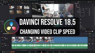 Change Video Clip Speed in DaVinci Resolve 18.5 (and Reverse Clips!)