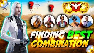 Finding best character combination for br rank | solo rank push tips & tricks - AYUSH 4GM