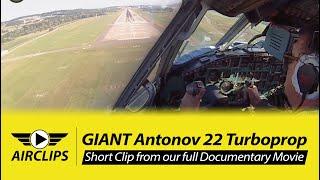 MUST SEE! Captain Vova wrestling down his Antonov 22 for a PERFECT Landing in Zurich! [AirClips]