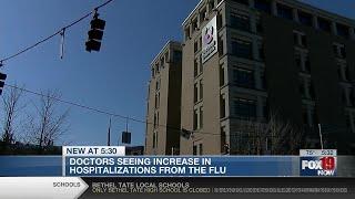 Doctors see increase in flu hospitalizations