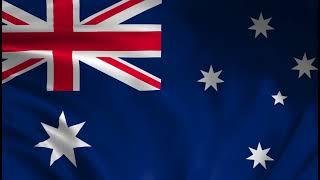 AUSTRALIA Flag  | 3 Minutes Loop | FREE HD Stock Footage | Realistic AUSTRALIA  Flag Wave Animation