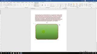 Microsoft word tutorial Shapes