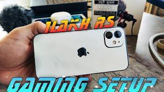 MY GAMING SETUP TOUR // IPHONE 12 PUBG MOBILE GAMING SETUP TOUR // STREAMING + RECORDING SETUP