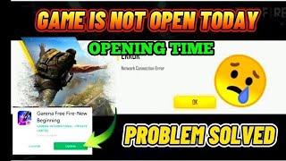 FREEFIRE OPENING PROBLEM TODAY | FREE FIRE NETWORK CONNECTION PROBLEM TODAY || OB31 MAINTENANCE FF