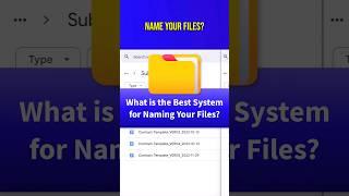 Name Your Files like THIS!
