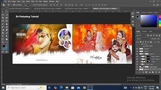 How To Create Wedding Album Design in Photoshop #WeddingAlbumDesign