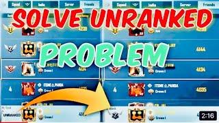 How to fix unranked problem 100% solved with proof #bgmi #pubgmobile