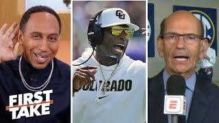 FIRST TAKE | Stephen A. believes Deion Sander will lead Colorado to College Football Playoff in 2024
