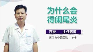 为什么会得阑尾炎 有来医生