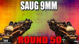 SAUG 9MM ON ROUND 50 - Call of Duty Black Ops 4 Zombies