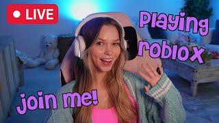 LIVE! Playing Roblox JOIN ME!