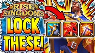 BEST SKILL TO LOCK ON EVERY COMMANDER IN RISE OF KINGDOMS! Rise of Kingdoms Skill Lock Feature 2021