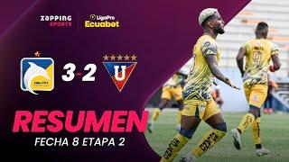 Delfín SC 3 - 2 Liga de Quito / Resumen Fecha 8 / 2da Etapa / LigaPro Ecuabet