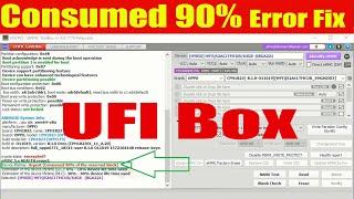 Consumed 90% of the reserved block Error Fixing and Re-Flashing with UFI box OPPO F9 Offline | Urdu