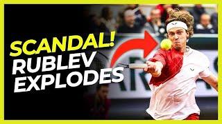 Shocking! Rublev Freaks Out and Loses His Mind!