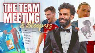 'Let's Save The Planet!' I The Team Meeting Ft. Robertson, Salah, Nunez & More | Liverpool FC