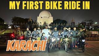 I Was Invited For Dinner By Karachi Bikers XRPM | My First Bike Ride in Karachi | Ammar Biker