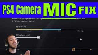 PS4 Camera Mic not working FIX! (EASY) GUIDE