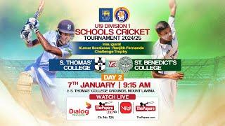 S. Thomas' College vs St. Benedict's College | U19 Div 1 School Cricket Tournament 2024/25 - Day 02