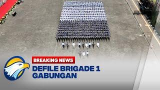 BREAKING NEWS - Kemeriahan Defile Brigade 1 Gabungan Meriahkan HUT Ke-79 TNI