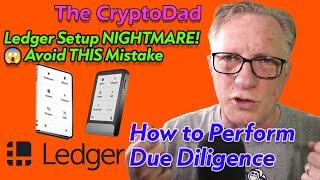 Ledger Setup NIGHTMARE!  Avoid THIS Mistake: Ledger Due Diligence (Recovery Check + Test Restore)