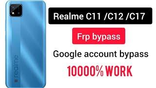 Realme C11 /C12/C17 frp bypass ,100%work, Google account unlock