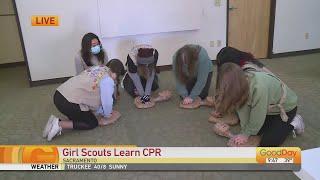 Girls Scouts Learn CPR