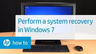 Performing an HP System Recovery in Windows 7 | HP Computers | HP Support