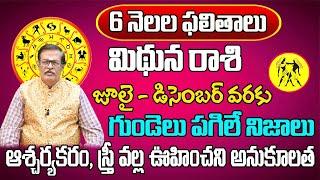 6 నెలల ఫలితాలు | Mithuna Rasi Phalalu 2024 Telugu | Mithuna Rasi Phalalu 2024-2025 |Gemini Horoscope