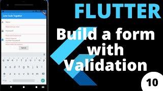 Forms and Validation in Flutter | Flutter Tutorial