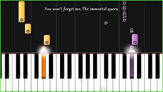 Sia - Immortal  Queen - feat. Chaka Khan - Easy Piano Songs