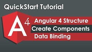 Angular 4 QuickStart Tutorial - Structure and How to Create a Component