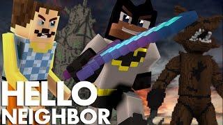 Minecraft Hello Neighbor - Batman Blows Up Evil Giga island (minecraft Roleplay)