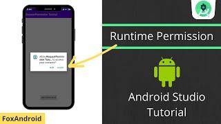 How to request Runtime Permission in Android Application || Android Studio Tutorial
