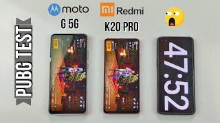 Moto G 5G vs Redmi k20pro Pubg Test & Battery Test | 