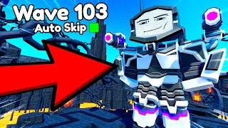 OMG!!  NEW OP UNIT SIGMA TITAN! 103 WAVE GLITCH! Toilet Tower Defense