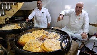 Indian Street Food - The BIGGEST FRIED BISCUIT in the World! Rajasthan India
