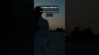 Love Fact 48  It takes about 4 seconds for silence to