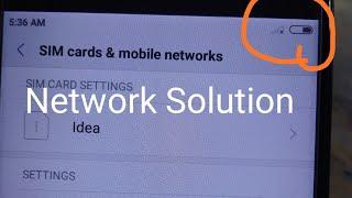 Mi Redmi 5a Network problem|| How to solve no service|| android phone network fault