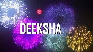  ALLES GUTE ZUM GEBURTSTAG DEEKSHA    