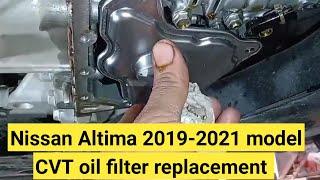 Nissan Altima engine 2019-21 model CVT oil filter replacement || Asad info plug