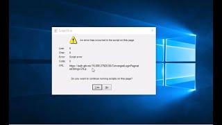 How to Fix OneDrive Startup Java Script Error on Windows 10