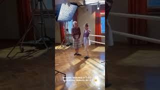 Tanya Mezhentseva ( JESC 2019 and 2021) shooting the music video for I Got Love