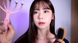 ASMR. Let me brush your hair until you fall asleep | Hair Brushing, Scalp Massage