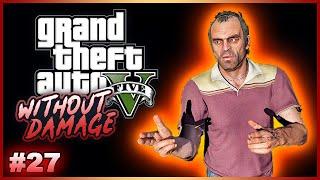 Completing GTA V Without Taking Damage? - No Hit Run Attempts (One Hit KO) #27