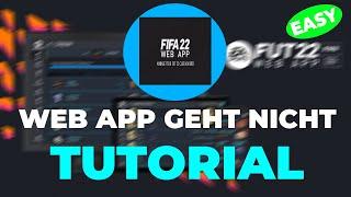 FIFA 22 - Web App startet nicht!? Fix - Tutorial | Deutsch | 2022